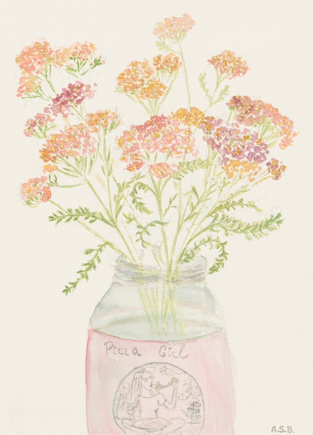 Yarrow In Pizza Girl Jar